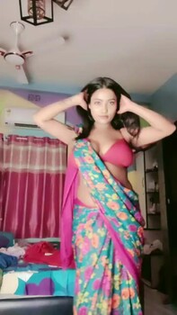Rooh aka Killer aka Butterfly Teasing in Bra Panties on Tango With Full Face Show